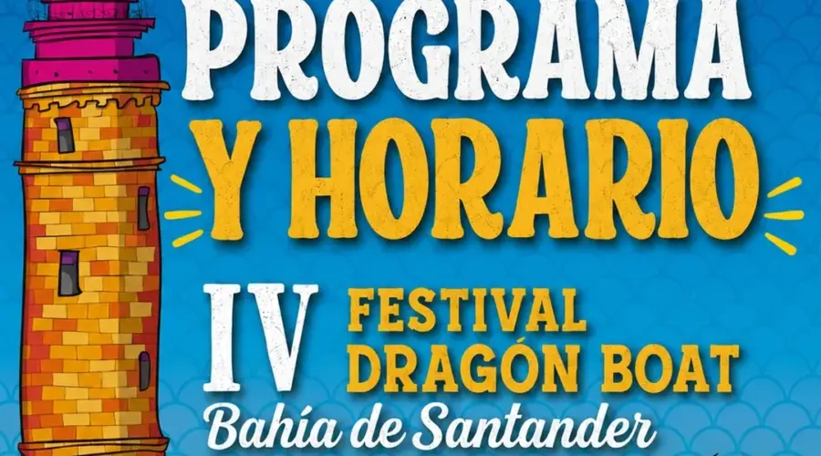 ¡Ya están aquí los horarios del IV Festival Dragon Boat Bahía de Santander! 🚣‍♀️🌊