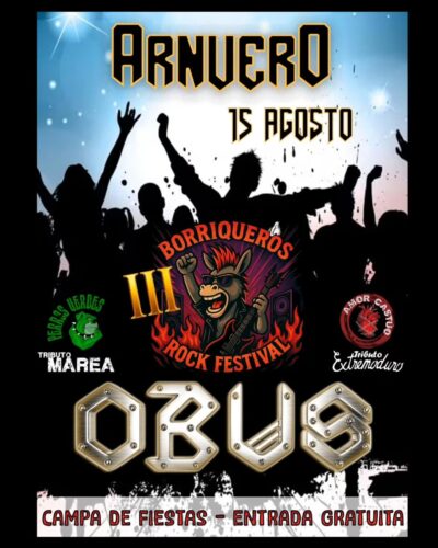 III Borriqueños Rock Festival en Campa de Fiestas, Arnuero
