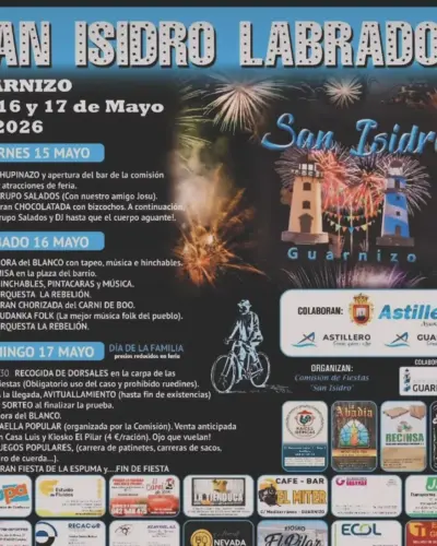 Fiestas de San Isidro Labrador en Guarnizo 2026