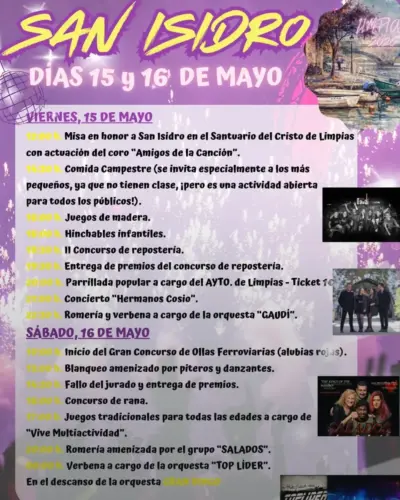 Fiestas de San Isidro 2026 en Limpias, Cantabria