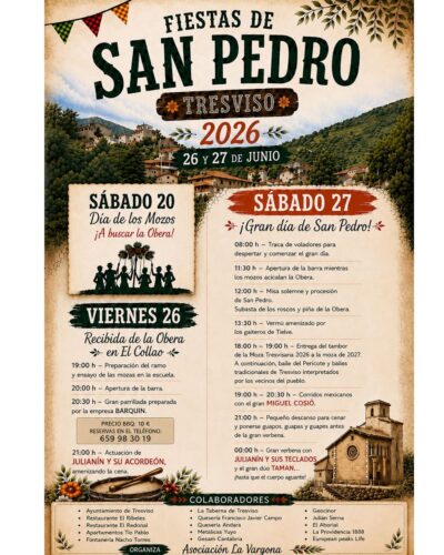 Fiestas de San Pedro 2026 en Tresviso, Cantabria