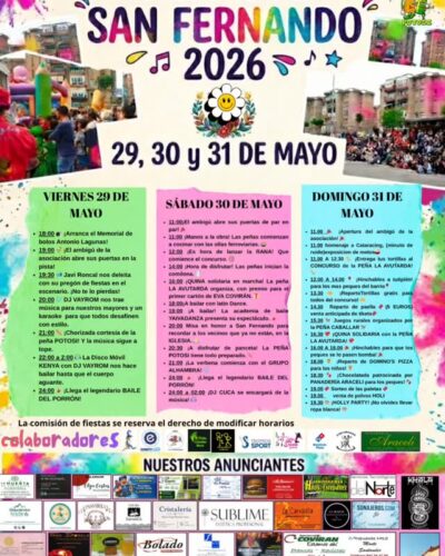 Fiestas de San Fernando 2026 en Monte