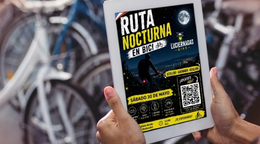 Luciérnagas Bike en Astillero, Ruta Nocturna en Bicicleta