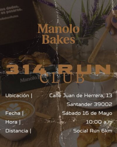 314 RunClub x Manolo Bakes Social Run en Santander