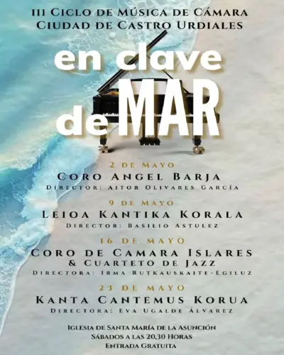 Concierto de música coral en Iglesia de Santa María de la Asunción, Castro-Urdiales