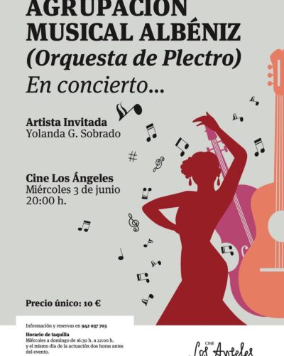 Concierto Agrupación Musical Albéniz en Cine Los Ángeles