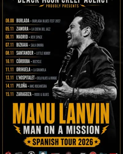 Manu Lanvin en directo en España (Tour 2026)