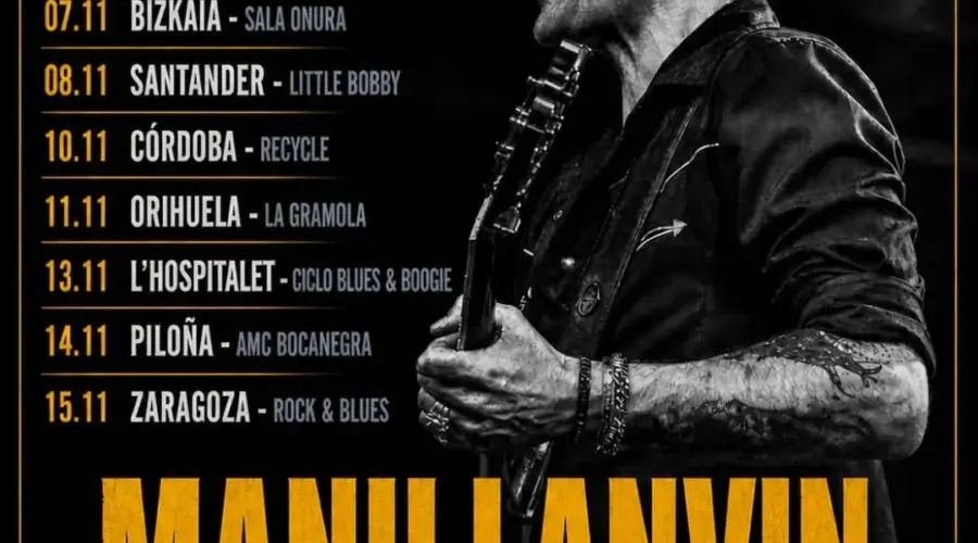 Manu Lanvin en directo en España (Tour 2026)