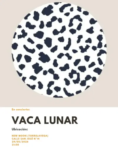Vaca Lunar en directo en New Moon, Torrelavega