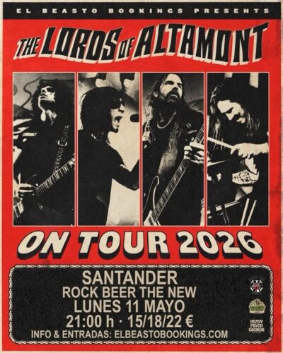 The Lords of Altamont en directo en Rock Beer The New