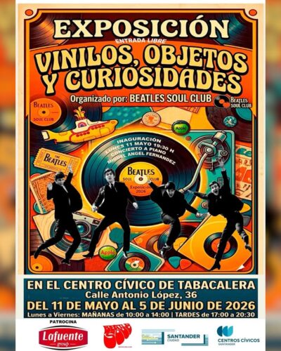Exposición Beatles en Centro Cívico Tabacalera