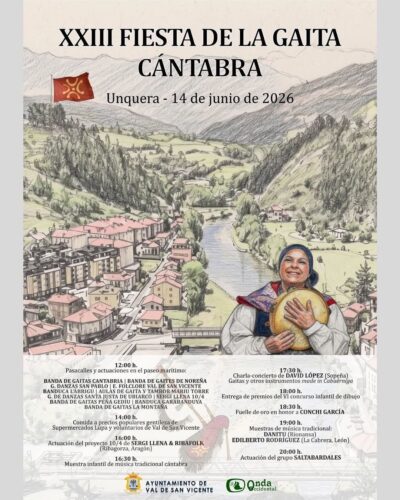 XXIII Fiesta de la Gaita Cántabra en Unquera 2026
