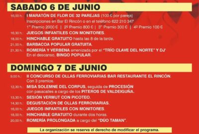 Fiestas del Corpus en Arenas de Iguña con Trío Clave del Norte