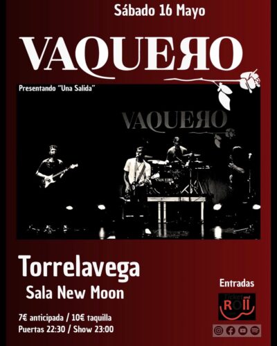 Vaquero en directo en Sala New Moon