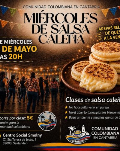 Miércoles de Salsa Caleña en Centro Social Smolny, Santander