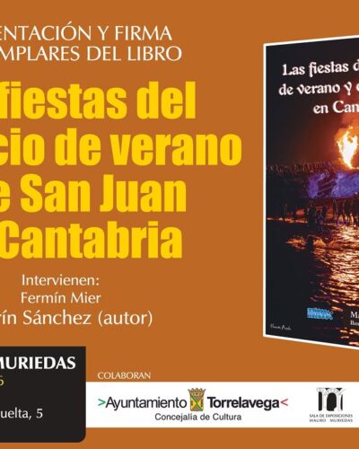 Presentación libro Las fiestas del solsticio en Sala Mauro Muriedas