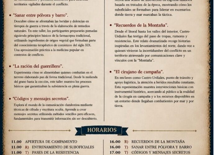 Campamento de Recreación Histórica La Francesada en Castro-Urdiales 2026