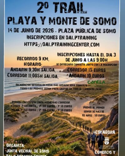 2º Trail Playa y Monte de Somo en Plaza Pública de Somo