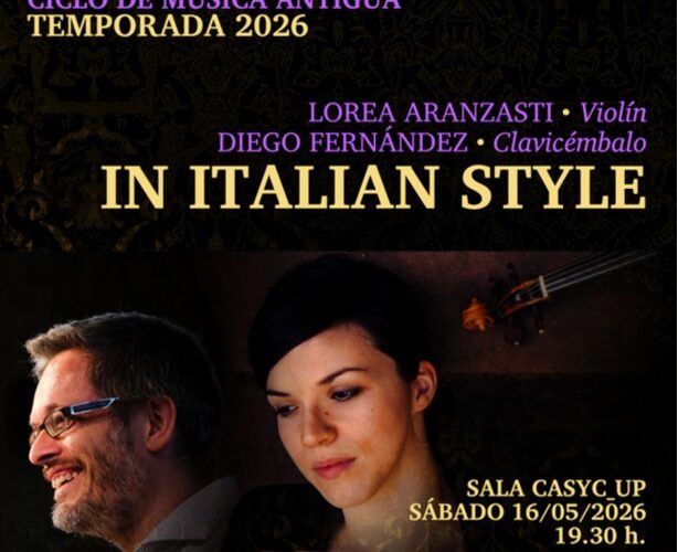 «In italian style»: Ciclo de Música Antigua MAS+