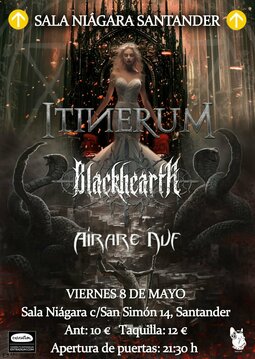 Itinerum, Blackhearth y Airare Nuf en Sala Niágara