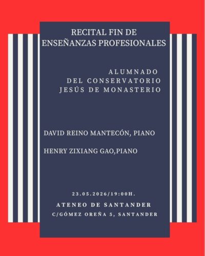 Concierto de alumnos del Conservatorio Jesús de Monasterio