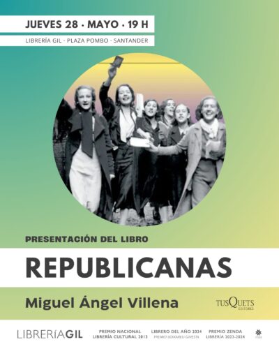 Presentación de ‘Republicanas’ de Miguel Ángel Villena en Santander