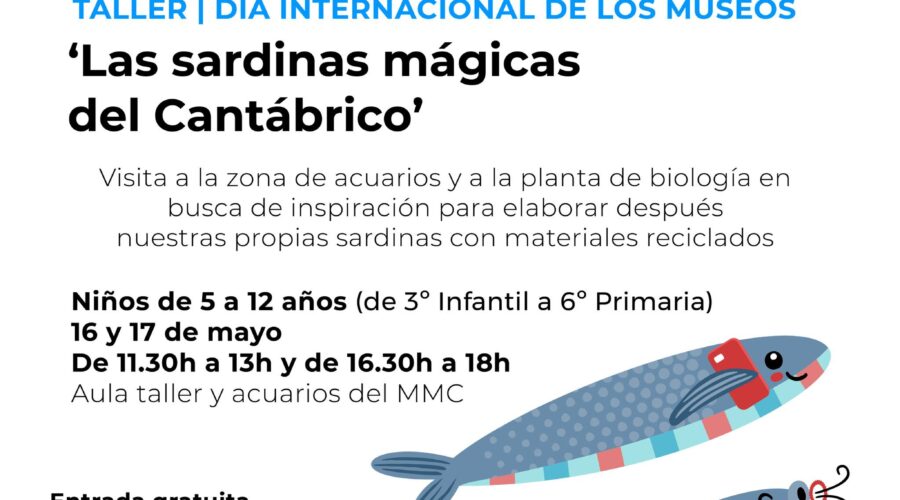 Taller infantil Las sardinas mágicas del Cantábrico