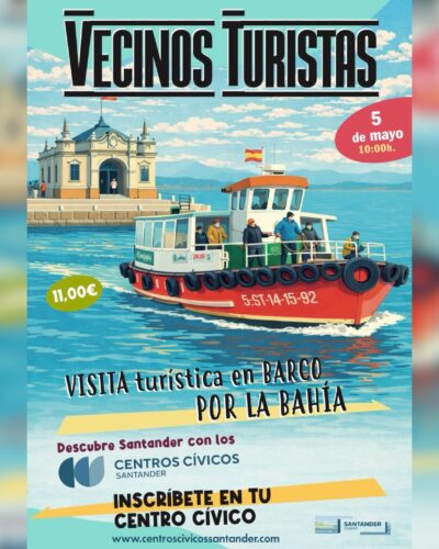 Vecinos turistas: visita en barco por la bahía de Santander
