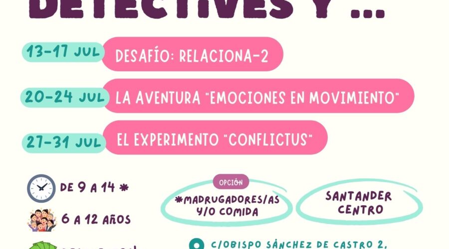 Campus de Verano «Peque-Detectives»