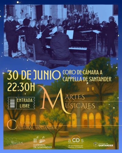 Concierto A Cappella en el Claustro de la Catedral de Santander