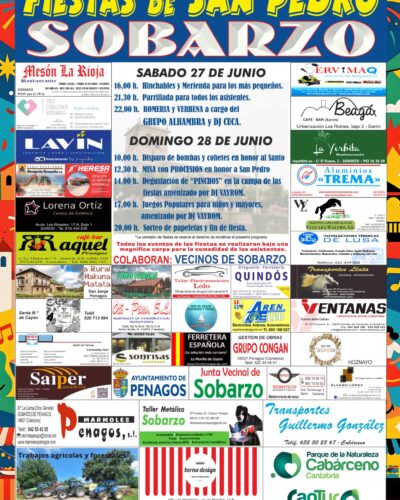 Fiestas de San Pedro Sobarzo 2026