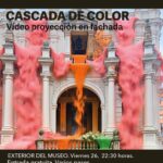 Cascada de color: proyecciones en la fachada del MAS