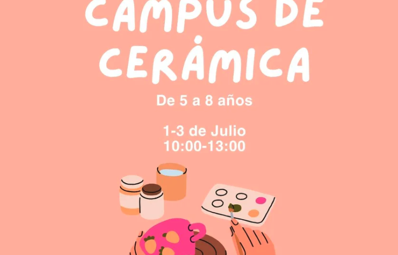Campus infantil de cerámica en Santander: taller de julio