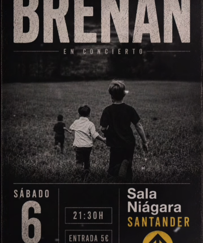 Brenan en concierto en Santander: Rock alternativo en Sala Niágara