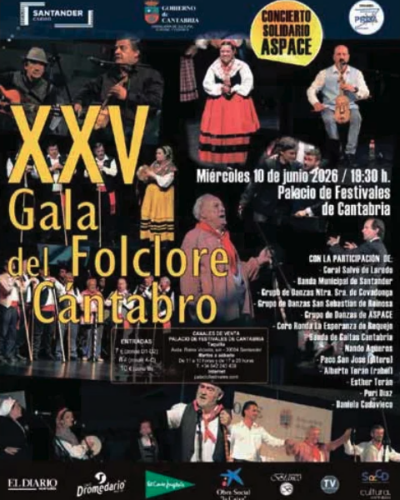 Gala del Folclore Cántabro: 25 Aniversario en Santander