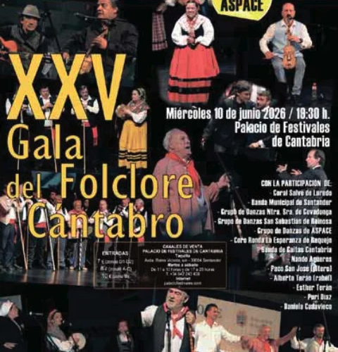Gala del Folclore Cántabro: 25 Aniversario en Santander