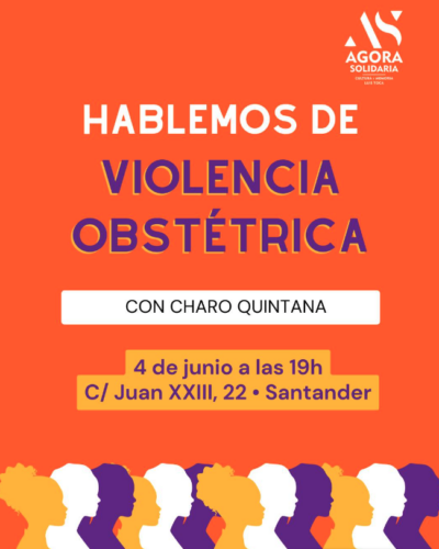 Charla sobre violencia obstétrica con Charo Quintana en Santander