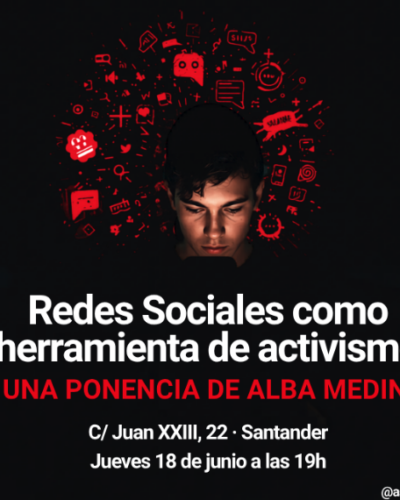 Alba Medina analiza redes sociales y activismo en Santander