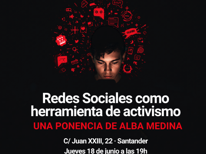Alba Medina analiza redes sociales y activismo en Santander