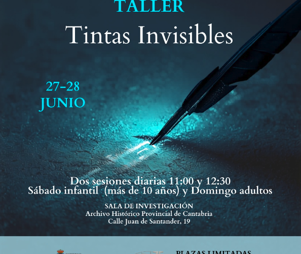 Taller de tintas invisibles en el Archivo Histórico de Cantabria