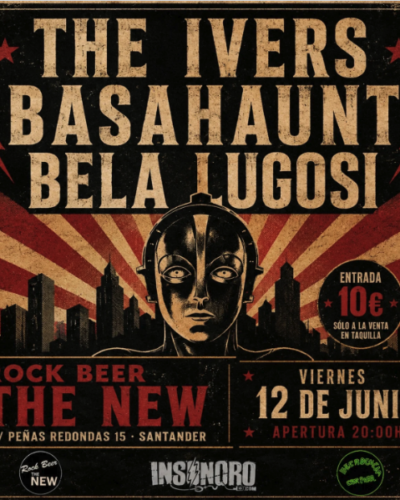 Bela Lugosi, Basahaunt y The Ivers en Rock Beer the New