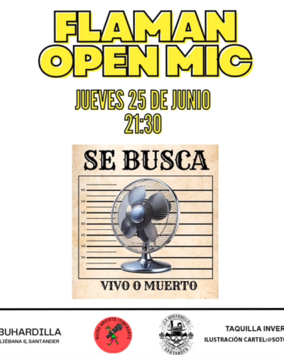 Flaman Open Mic: Club de Comedia en La Buhardilla