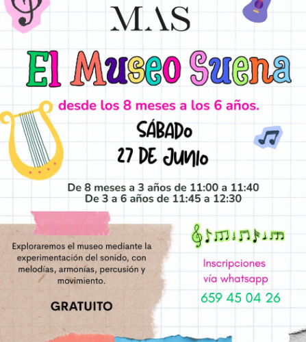 Taller familiar ‘El museo suena’ en el MAS Santander