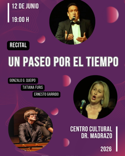Un paseo por el tiempo: recital vocal en el Centro Doctor Madrazo