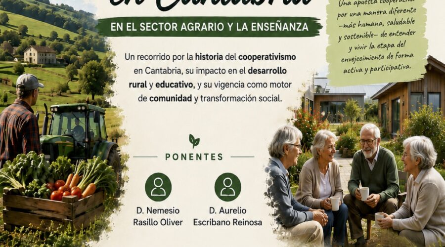 Conferencia: Historia del cooperativismo agrario y cohousing senior en Cantabria