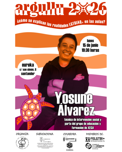 Charla: Realidades LGTBIAQ+ en las aulas con Yosune Álvarez