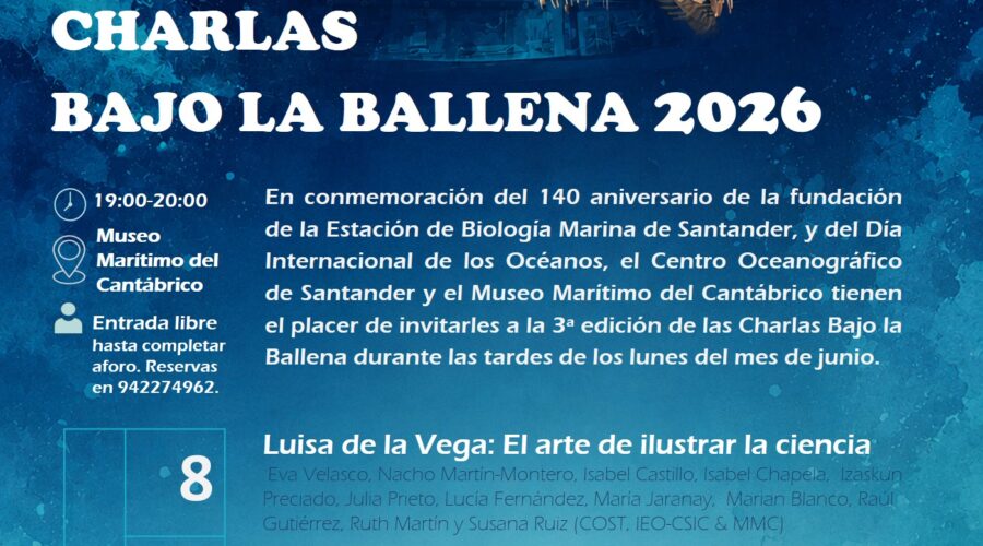 Charlas Bajo la Ballena: Cuentos del agua del mar y ADN ambiental