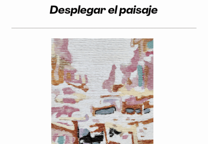 Inauguración exposición Desplegar el paisaje de Federico Miró