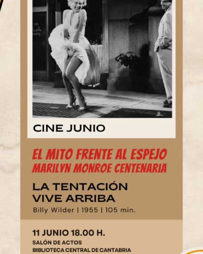Cine: Marilyn Monroe centenaria en la Biblioteca Central de Cantabria