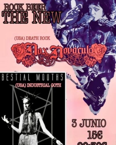 Concierto Nox Novacula y Bestial Mouths en Sala Rock Beer